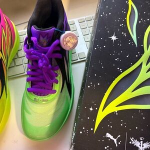 Puma Rick and Morty Sneakers - Purple, Green, Black